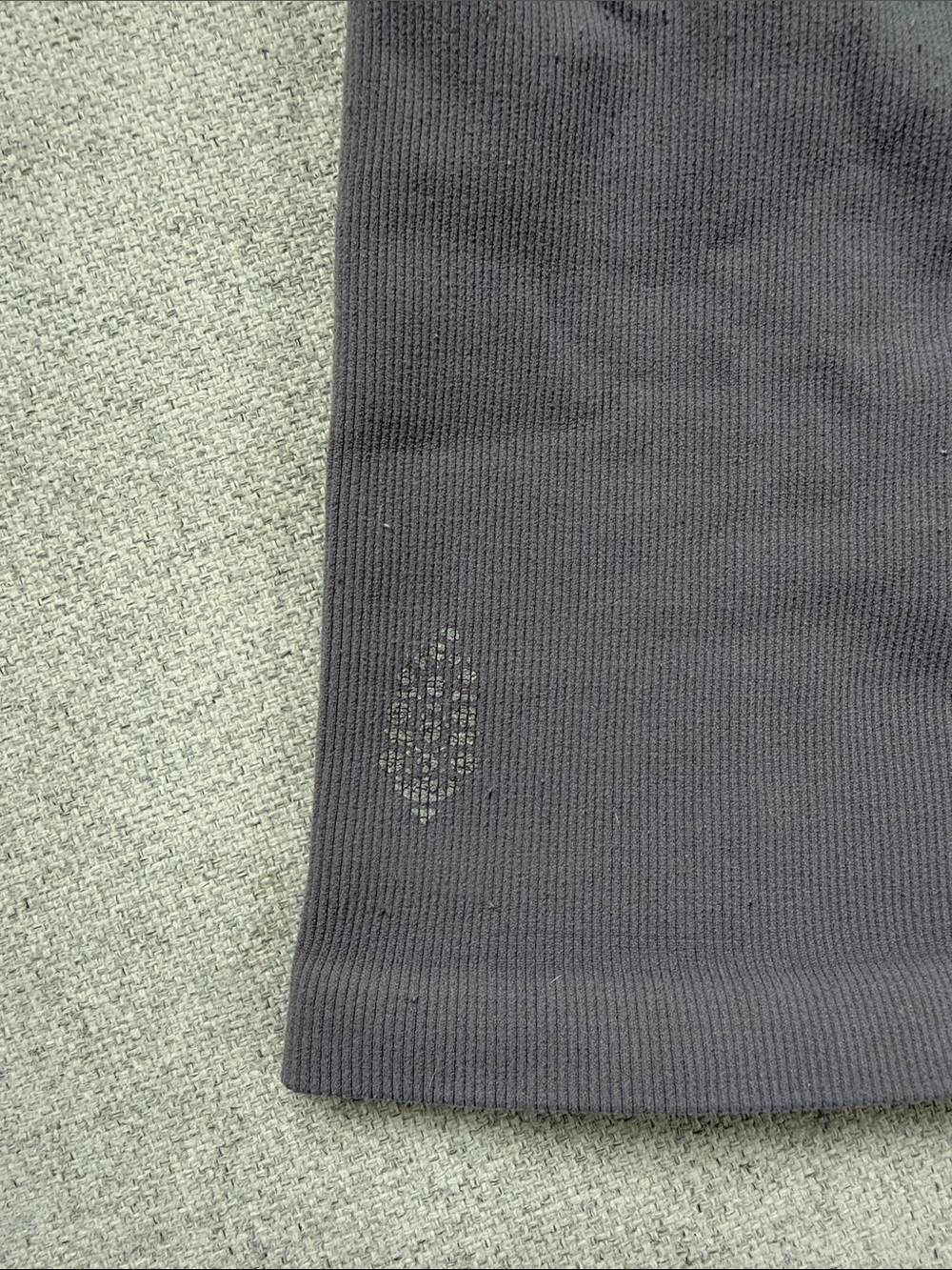 Free People Ribbed Gray Adjustable-Strap Cami - Picture 2 of 3